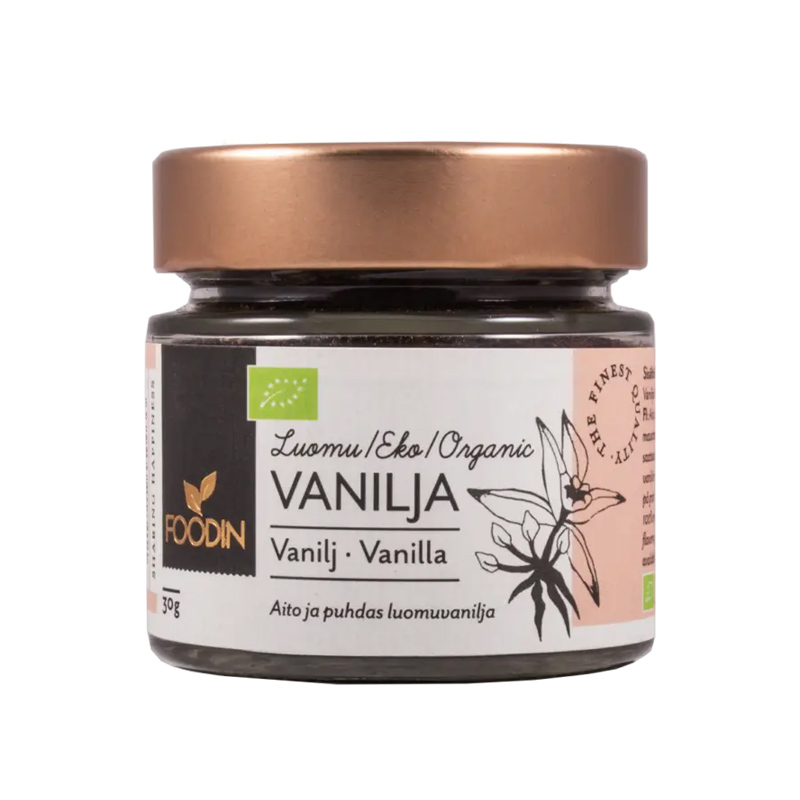 Bioloģisks vaniļas pulveris 30g | Foodin