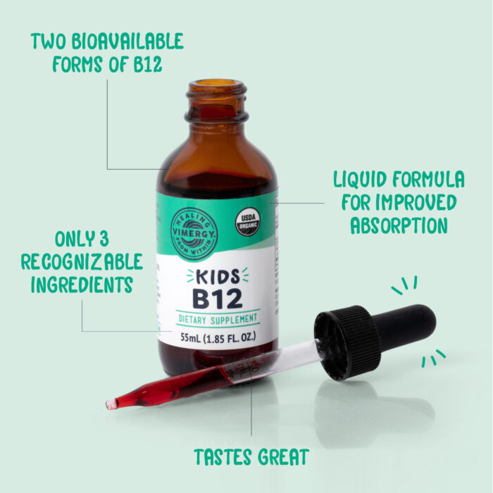 Vimergy B-12 vitamīns 55ml - Bērniem - Image 3