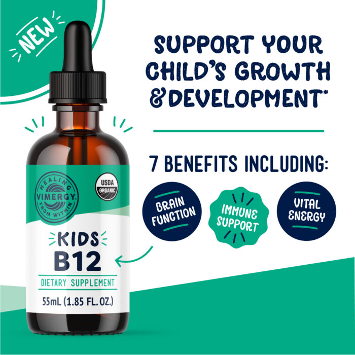 Vimergy B-12 vitamīns 55ml - Bērniem - Image 4
