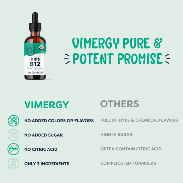 Vimergy B-12 vitamīns 55ml - Bērniem - Image 5