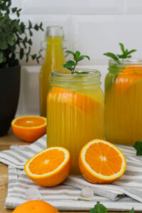 Apelsīnu ledus tēja