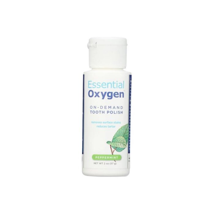 Piparmētru zobu pulēšanas pulveris 57g | Essential Oxygen
