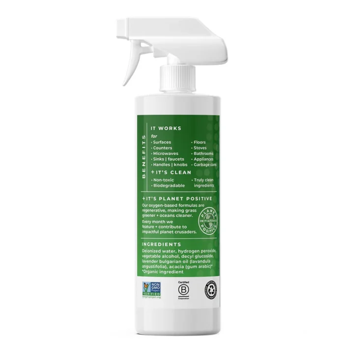 Tīrīšanas līdzeklis ikdienas lietošanai (lavanda) 946ml | Essential Oxygen - Image 4