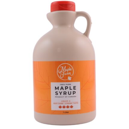 Kļavu sīrups 1l, A šķiras, ĪPAŠI TUMŠS | Maple Farm