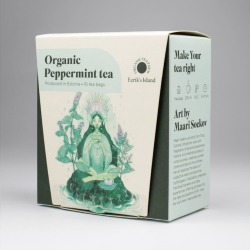 Bioloģiska piparmētru tēja piramīdas tējas maisiņos - Image 2