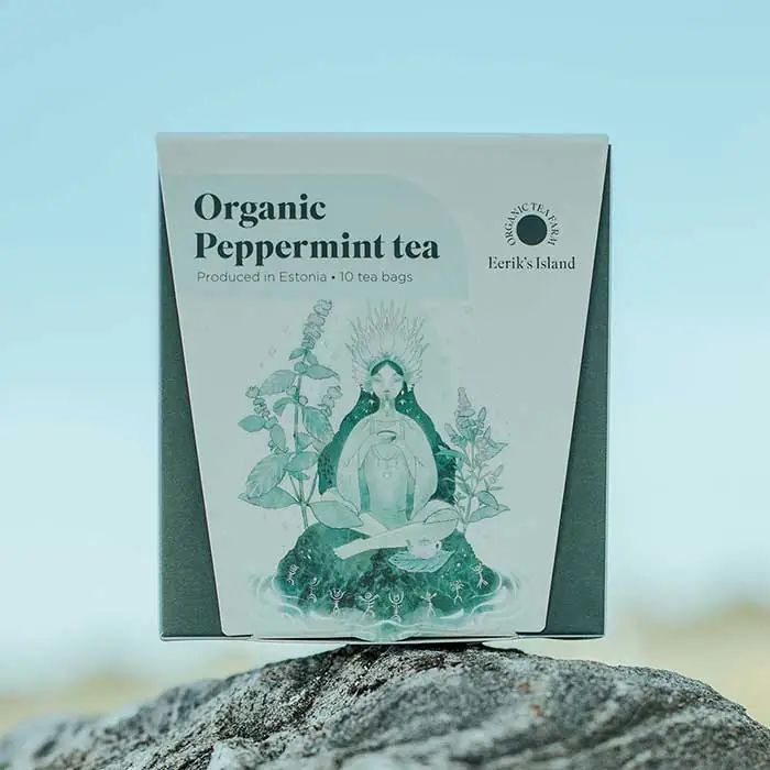 Bioloģiska piparmētru tēja piramīdas tējas maisiņos - Image 3